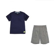 블랙야크키즈 등판 헤드로고 그래픽포인트 반팔티 + 5부반바지 BKS와이드5부팬츠세트2904_평촌점