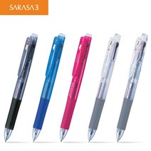제브라 젤볼펜 사라사3 삼색볼펜 J3J2 0.5 멀티펜 다색펜 사색 0-382ea, 클리어, 본상품선택