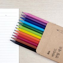 비비드 HB 기본 연필 12자루 세트 파스텔컬러 신학기, 단품