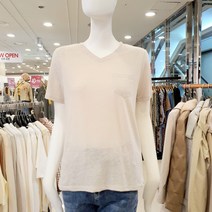 이엔씨 린넨브이넥티셔츠 LW22424O