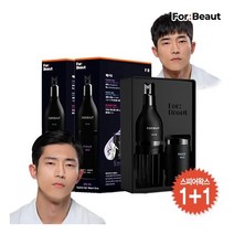 [포뷰트] [1+1] 남자 헤어왁스 스피어 왁스세트 (본품+리필), 종류:프리즈 / 옵션2:무브먼트