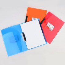 A4 간편고정 사무용 반투명 파일케이스 5p 엽서보관 학교 피아노악보 화일
