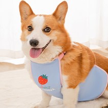 댕댕포유 강아지 배가리개 앞치마, 스트로베리