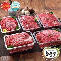 다온푸드 [안양축협] 1등급이상 프리미엄 모듬선물세트1호 2.5kg(등+양+불+안), 단일옵션