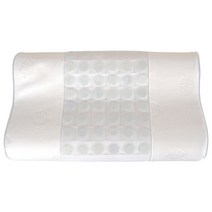 목에좋은경추베개 코골이방지베개 옥치료 자궁 경부 목 어깨 척추 교정 지압 요법 견인 베개 마사지 인체, 01 jade white