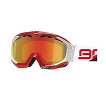 브리코 K. Racy Shiny Red/Matt White 고글 Revo Metal Smoke Lens Made in Italy