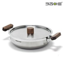 NUNUBITEL_키친아트 냄비 멘토 스텐우드 IH 궁중전골 24cm 인덕션 주방 가정용 양수 고급 혼수용 전골솥_NUB누비텔레숍, 옵션이없는_단일품목입니다, 옵션이없는_단일품목입니다