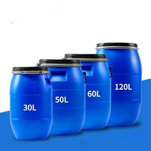 드럼통 젓갈통 액젓통 염료통 30L 50L PE드럼 발효통, 60L, 1개