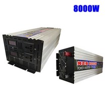 순수 사인파 전력 인버터 전압 변압기 컨버터 태양광 오프 그리드 DC 12V 24V AC 220V 50Hz 8000W, [08] 8000W, [01] 12V, [01] 220V
