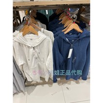 유니클로 남성/여성 후드 지퍼 스포츠 스웨터 (긴팔 스포츠웨어) 450189 국내 구매대행