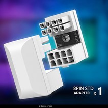 컴퓨터부품 ATX 8 핀 암-8 수 앵글 터닝 커넥터 컴퓨터 부품 그래픽 카드 어댑터 비디오 카드용 액세서리, 한개옵션0