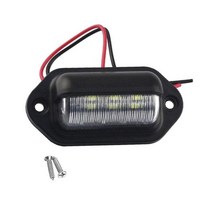 캠핑카 계단 트레일러 카라반 계단 스텝1pc led 라이센스 번호판 조명 전구 225, 1개