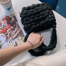 자이언트얀 빅얀 패브릭얀 루피 망고실 벨벳 가방만들기 핑거니팅, 일반자이언트얀(라이트베이지)500g, 1개