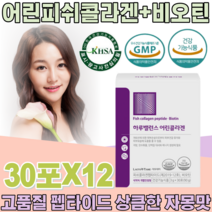 식약처 인증 어린 저분자 콜라겐 + 비오틴 펩타이드 비오딘 코라겐 클라겐 부인 아내 주부 와이프 생일 기념 일 선물 용 가루 분말 스틱 건강 기능 식품 영양 보충 제 파는곳 추천, 12
