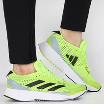 아디다스 런닝화 AdiZero SL 형광+블백 로고
