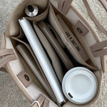 고급 감성 데일리 수납 숄더백 + 파우치증정 가벼운 텀블러백