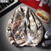 라오농 LAONONG 남성 자수 야구점퍼 스카쟌 빅사이즈 ~5XL 항공점퍼