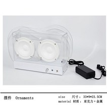 카페 펍 스튜디오 트랜스페어런트 TRANSPARENT 스피커, 아크릴 투명 블루투스 스피커-화이트 A 모델