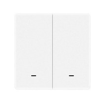 Moes-Tuya ZigBee 무선 9 씬 스위치 푸시 버튼 배터리 구동 송신기 스마트 라이프 앱 자동화 1/2/3 Gang, 2 GANG China