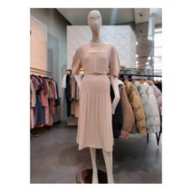 [온앤온] W몰 벨트 포인트 플리츠 원피스 NW0MO412