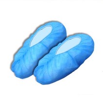산업단지 일회용 방진 부직포 덧신 블루 100매 오염방지 분진복 제전복