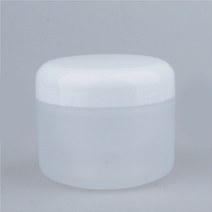 [버블빈] 화장품용기 크림용기-50ml 100ml-핑크 그린 화이트(속캡포함), 100ml-화이트
