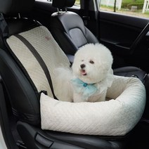 프리미엄 강아지 반려견 애완견 소형견 소파형 카시트, B77카시트-블랙