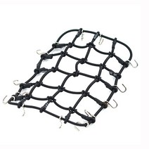 RC 자동차 금속 트레일러 견인 후크 액세서리 1:10 크롤러 TRX4 TRX6 Axial SCX10 90046 AXI03007 레드캣 MST 장식 RC부품 호환, 29 Luggage net black