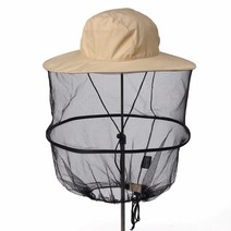 UUZ768912해충방지 모기장 방충모자(크림) 낚시 벌초모자 모기장모자 여름모자 낚시모자