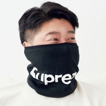 커플 2개세트 남녀공용 슈프림 넥워머 방한마스크 머플러 목도리