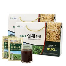 [녹십초] 국산 삼채진액 30포 식이유황 함유 삼채 99.9%, 60포, 80ml