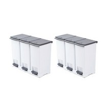 창신리빙 페달형 분리수거함 2단540366 L5, 창신리빙 페달형 분리수거함 3단