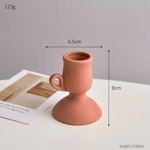 촛대 인센스트레이 나비 빈티지 캔들홀더 북유럽 가정 장식 세라믹 양초 및 지원 홈 장식 양초 웨딩 센터 피스 선물, 하이 레드