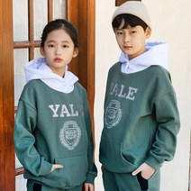 예일 스냅 후드 (기모)