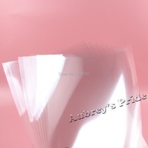 투명 클리어 A4 사이즈 (297x210mm) 50 개 잉크젯 프린터 인쇄 필름 전용, 한개옵션0