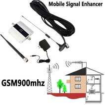 신호 부스터 증폭장치 900Mhz GSM 2G/3G/4G 신호 부스터 리피터 앰프 안테나 휴대 전화 미국/EU 플러그 홈, 02 미국 플러그