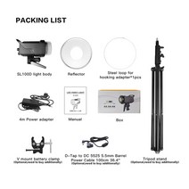 방송 유튜브 스튜디오 실내촬영 촬영 조명 luxceo sl100d 100w 바이 컬러