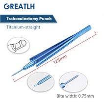 속눈썹테이프 17 4 스테인리스 스틸 Trabeculectomy, 125mm 0.75mm