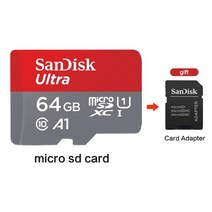 Sandisk micro sd 카드 256g 200 gb 128 64 100 메가바이트/초 메모리 sd/tf 플래시 class10 32 16 microsd for tablet/sm, 64G