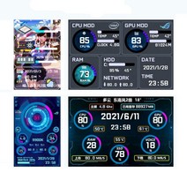 휴대용 모니터 4k 13인치 15인치 컴퓨터 하드웨어 (cpu gpu ram 하드 온도, 브래킷 포함