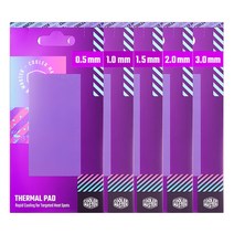 쿨러마스터 나노 써멀패드 / 15.3Wmk 13.3Wmk 서멀 방열 패드 테이프, 1.5mm[써멀패드]