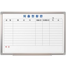 화이트보드 외출 90X60 OfficeDEPOT 스탠드 별도구매, 상세설명 참조