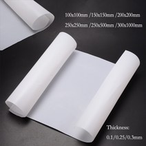 미니창문형에어컨 백색 PTFE 필름 고강도 압축 성형 압출 두께 1 개, 2.0.1mm - 200x200mm 1pcs
