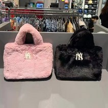 MLB 여성 베이직 퍼 플리스 토트백 3AORS0526 2colour