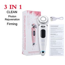부스터힐러 가정용 리프팅 아쿠아 필링 물광PASTSKY 7 in 1 페이스 리프트 머신 페이셜 마사지 RF EMS Micr, 01 3 in 1 white, [01] 3 in 1 white