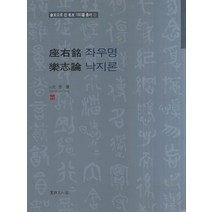 좌우명 낙지론, 서예문인화, 이용 저