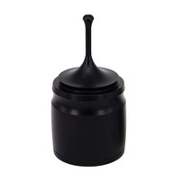 알루미늄 스마트 도징컵 58MM 에스프레소 커피파우더 피커 EK43 그라인더 템퍼, 검은색