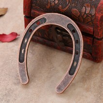 풍수 인테리어 선물 말발굽 메탈 금속 말 편자 7cm 1P, 골드
