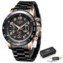 다이버시계 잠수 방수 워치 lige 도착 탑 크로노 그래프 쿼츠 손목