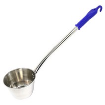 스텐 파란 삭구 (5사이즈) 업소용 육수 소스 국자, 중